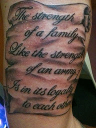 Tattoo Quotes For Men About Family