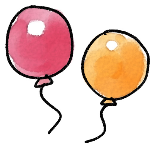 風船のイラスト ゆるかわいい無料イラスト素材集 風船のイラスト ゆるかわいい無料イラスト素材集