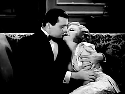 Screenshot - Lyle Talbot and Ginger Rogers in the final scene of The Thirteenth Guest (1932)