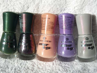 Essence colour&go new polishes