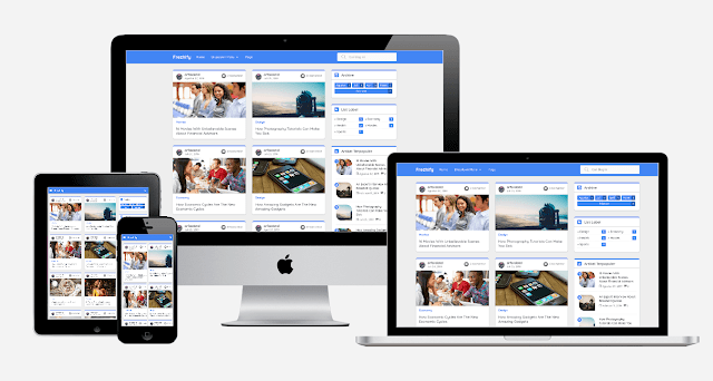 Frezhify Template Blogger Gratis dan Open Source