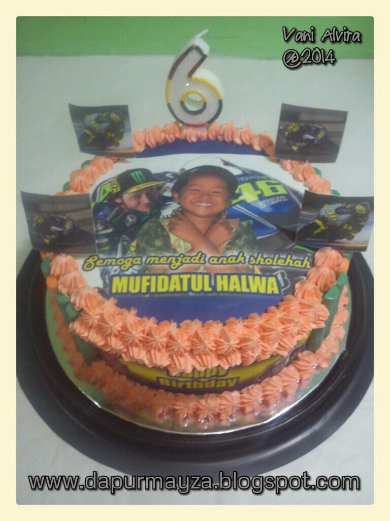 Mayzalicious Valentino Rossi Birthday Cake For Halwa