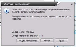 O que fazer quando o MSN nao entra?