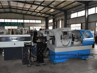 CNC Lathe for sale CK6140A With Auctomaticervo Feeder Export To Russia