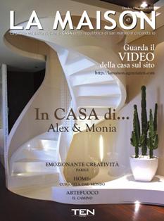 La Maison 47 - Ottobre & Novembre 2010 | TRUE PDF | Bimestrale | Casa | Arredamento | Design
La prima ed unica rivista di casa della Repubblica di San Marino e circondario.
I numerosi tentativi di imitazione sono la dimostrazione che anche la concorrenza ci riconosce professionalità ed innovazione; anticipare la concorrenza con idee creative, ma soprattutto originali,  costituisce un ulteriore benefit per i nostri clienti, la cui comunicazione, allo stesso modo,  verrà percepita all’avanguardia.