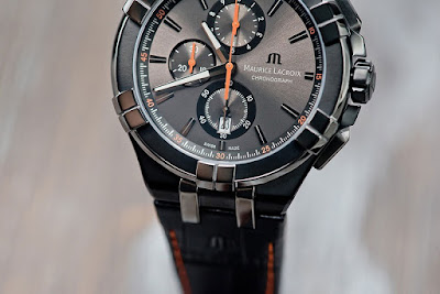 Maurice Lacroix Aikon  Full Black and Black & Orange