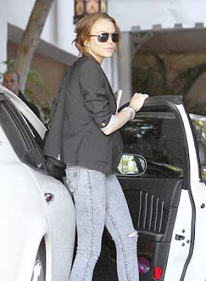 Lindsay Lohan Chateau Marmont Photos