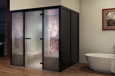 The best hight of a steam shower enclosure