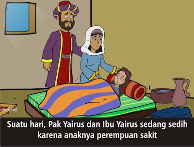 Komik Alkitab Anak: Tuhan Yesus Membangkitkan Anak Yairus