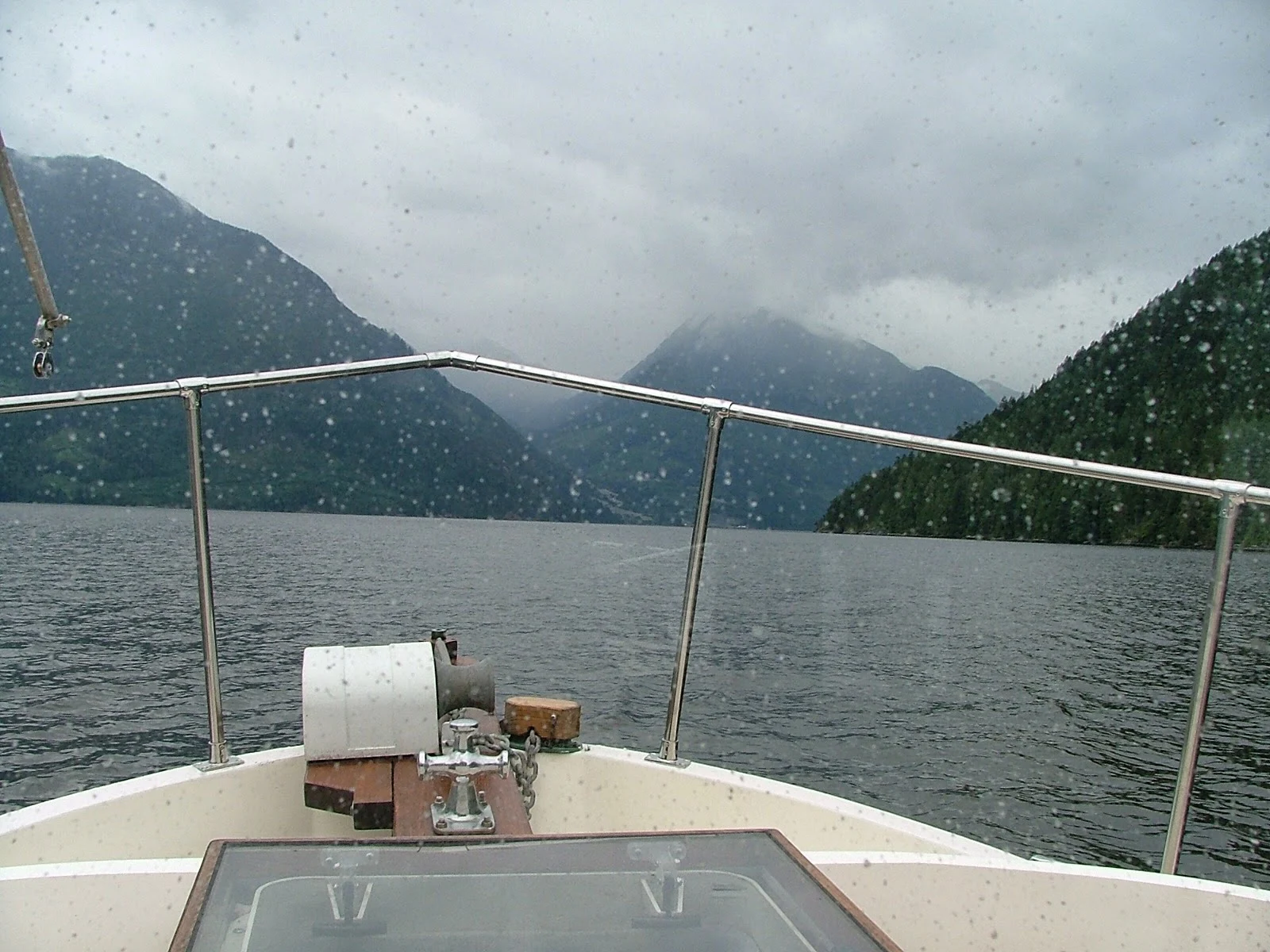 Drippy days on Jervis Inlet