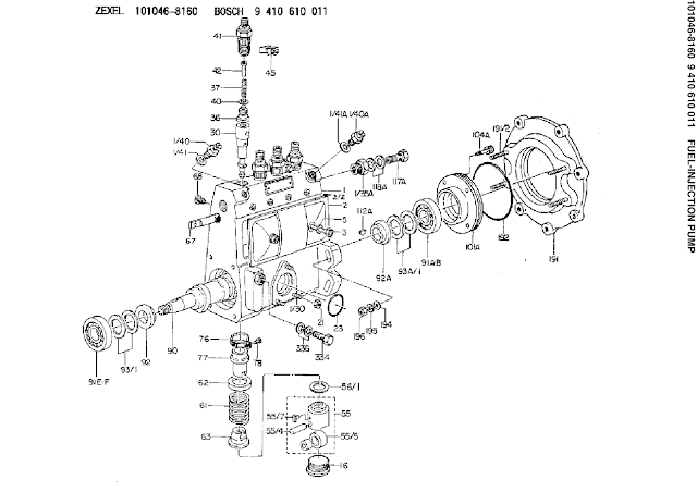 9410610011, 101046-8160 INJECTION PUMP ZEXEL