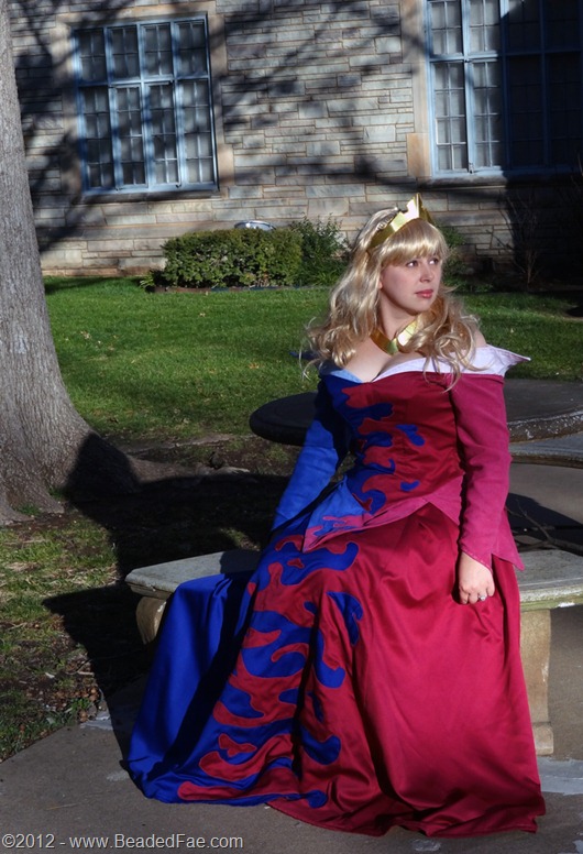 Pink and Blue Sleeping Beauty Dress