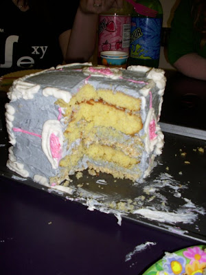 Companion Cube Birthday Cake - The Cake is a Lie