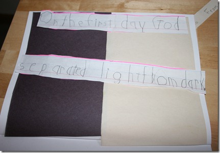 2011-10-12 Creation Book Day 1