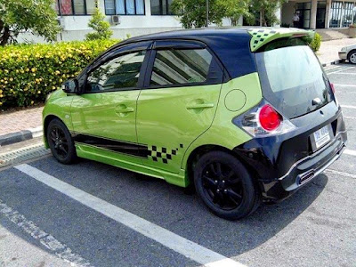 Modifikasi Honda Brio Green