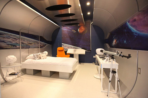 Spaceship bedroom sets ideas with wonderful ceiling