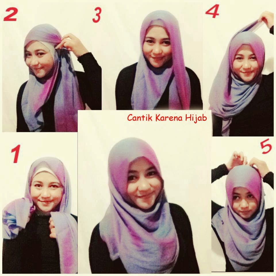 23 Koleksi Tutorial Hijab Simple Casual Biking Ngakak Tutorial