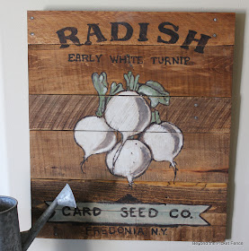 vintage seed packet sign http://bec4-beyondthepicketfence.blogspot.com/2013/03/vintage-seed-packet-sign.html