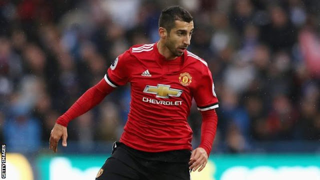 Henrik Mkhitaryan last featured as a substitute in United's 1-0 win over Brighton on 25 November