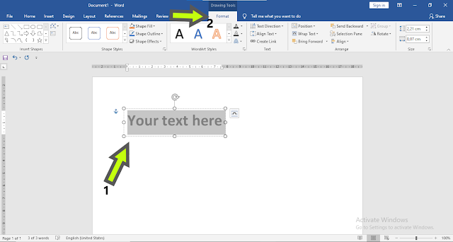 Menyisipkan Word Art Pada Microsoft Word