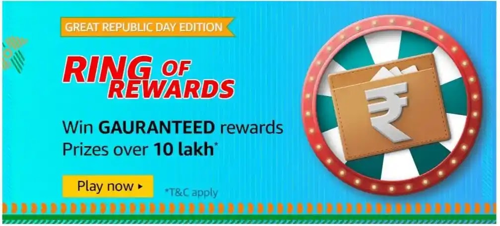 Amazon GREAT REPUBLIC DAY EDITION RING OF REWARDS