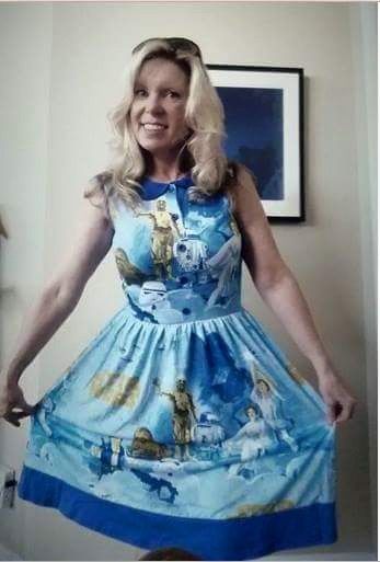 Chaunine Joy Landau Artist Alice in Wonderland Cute Star Wars Dress