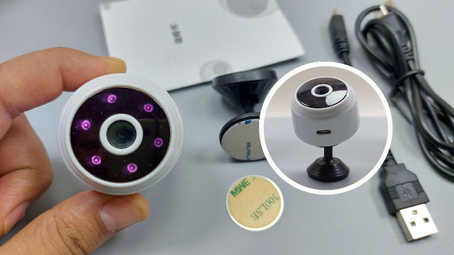 كاميرا وايفاي  صغيرة للتجسس و المراقبة A9 Mini WiFi IP Camera FHD 1080P