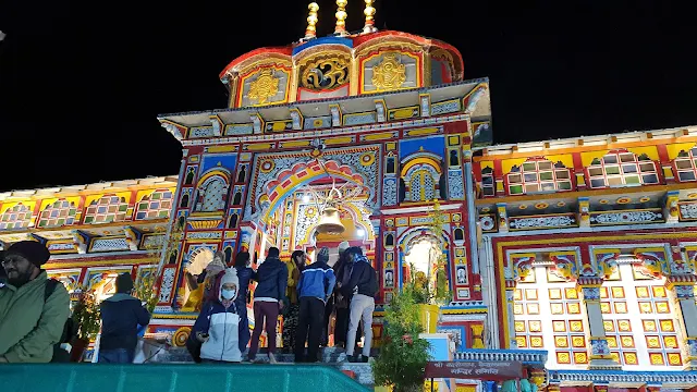 "Badrinath Dham aerial view"