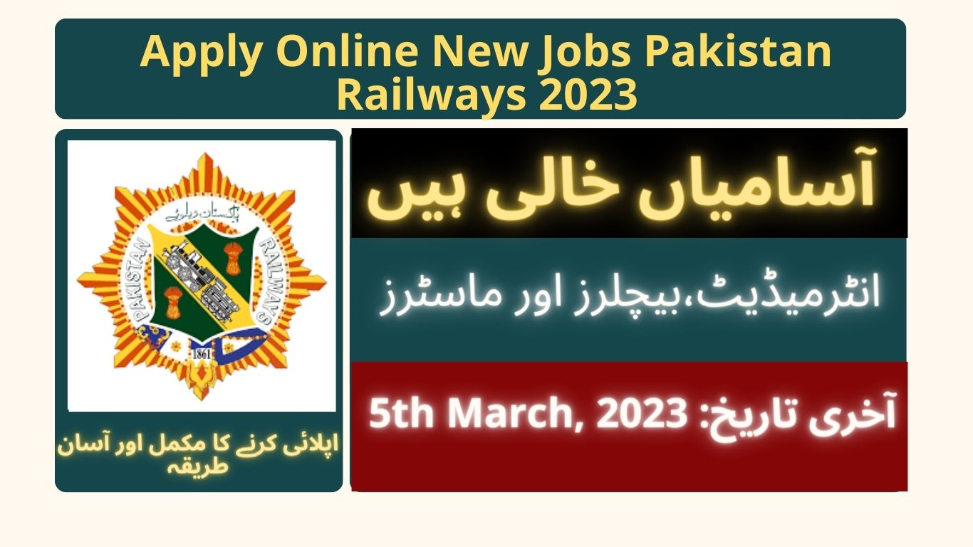 Apply Government Jobs in Pakistan Railway