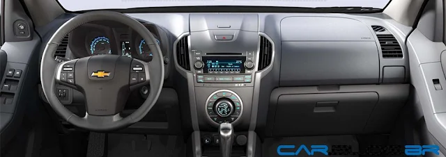 Chevrolet S-10 2013 LT Cabine Dupla - por dentro