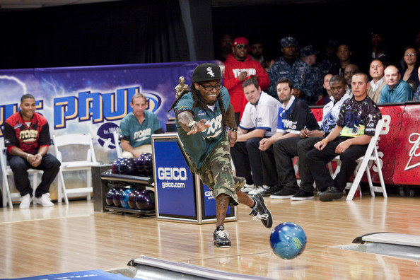 Lil Wayne Bowling. Lil Wayne in Celebrity Bowling