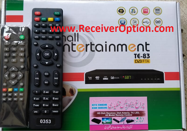 TMALL ENTERTAINMENT TE-83 HD RECEIVER REMOTE CHANGING TO F1 F2 NEW SOFTWARE