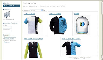 Merchandising  Padel Pro Tour