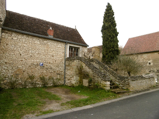 A village house.  Indre et Loire, France. Photographed by Susan Walter. Tour the Loire Valley with a classic car and a private guide.