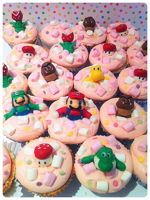 Cherie Kelly's Super Mario, Sonic The Hedgehog and Pacman Cupcakes