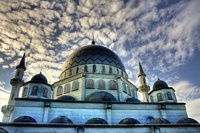 Wallpaper Blue Mosque HD