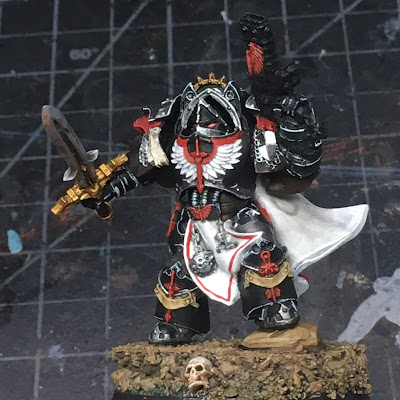 Horus Heresy Dark Angels Cataphractii Praetor WIP