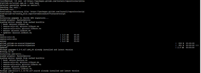  Cài đặt và cấu hình GitLab trên Centos 7