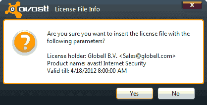 avast license info Gratis Avast Internet Security 6.0 Lisensi Hingga April 2012