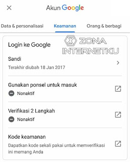 Cara Memulihkan Akun Gmail Yang Lupa Password Dengan Info Keamanan Akun HP 2