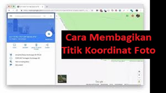 Cara Menampilkan Titik Koordinat di Foto