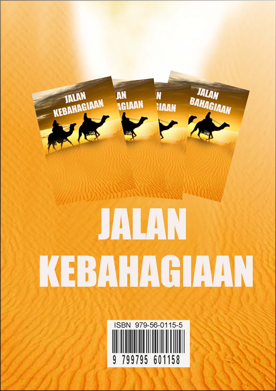 Contoh Hasil Desain  Cover  Buku  dengan  Adobe Photoshop  