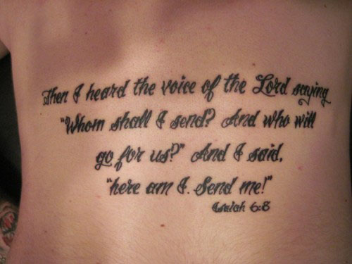 Scripture Tattoos