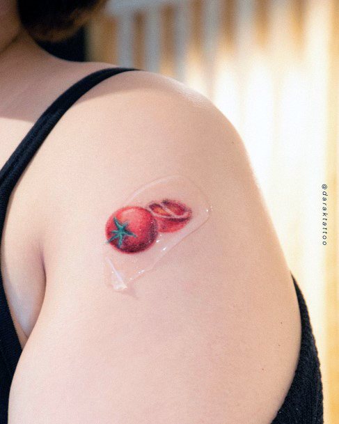 50 tatuagens de tomate para mulheres autênticas e originais!