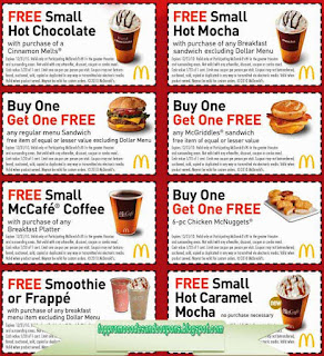 Free Printable Mcdonalds Coupons