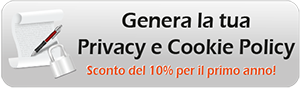 Genera la Privacy e Coockie Policy