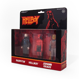 New York Comic Con 2018 Exclusive Hellboy ReAction Series 2 Action Figure 3 Packs by Super7 x Mike Mignola