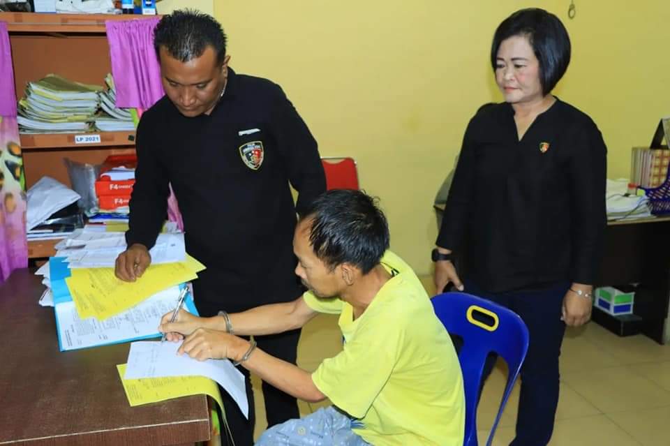 Ayah Tega Cabuli Anak Kandung di Samosir Diringkus Polda Sumut 