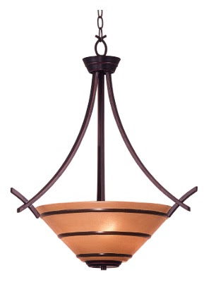 Kenroy Home 90084ORB Wright 3 Light Pendant