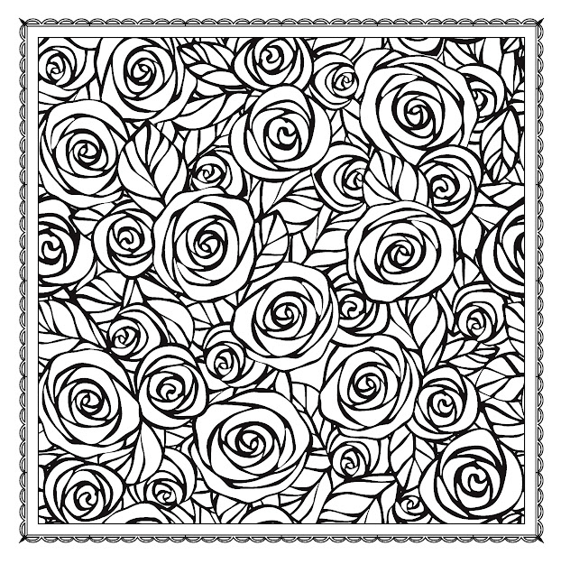 Blossom Magic Beautiful Floral Patterns Coloring Book For Adults Color  Magic Arsedition
